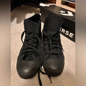 All black converse